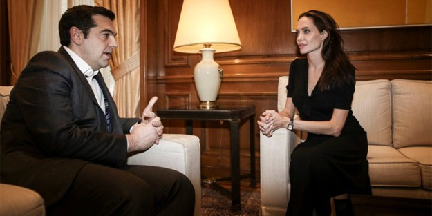 Angelina Jolie, Çipras ile görüştü