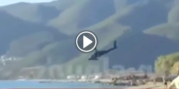 Askeri helikopter denize çakıldı!