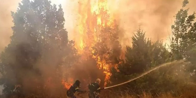 Yunanistan’da orman yangınları 16 gündür devam ediyor