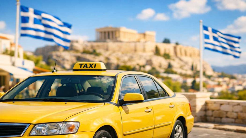 Yunanistan'da taksiciler kazan kaldırdı kontak kapatacak