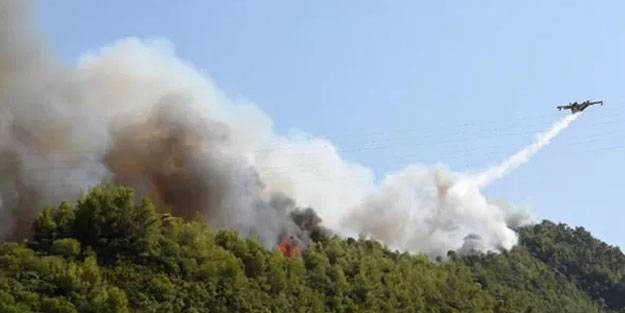 Yunanistan'daki orman yangınında 5 kişi yaralandı