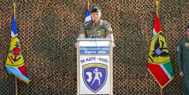 Yunanistan'dan Sakız Adası'nda provokasyon