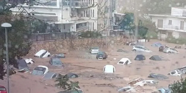 Yunanistan’ı felaket bekliyor: Yunanistan'dan o kritik çağrı üstüne sokağa çıkan pişman olacak! Sular altı...