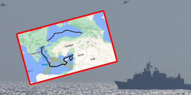 Yunanistan'ı şoka sokan harita! Darbeyi beklemedikleri yerden yediler