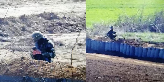 Yunanlar Türkiye sınırına siper kazdı!