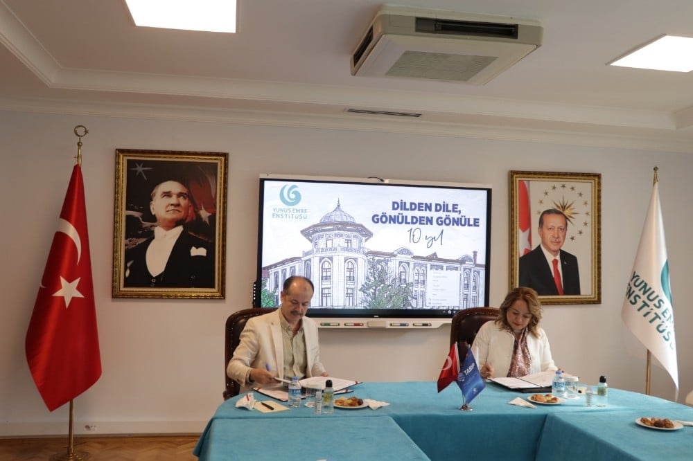 Yunus Emre Enstitüsü ile Turgut Özal Üniversitesi arasında iş birliğine protokolü 