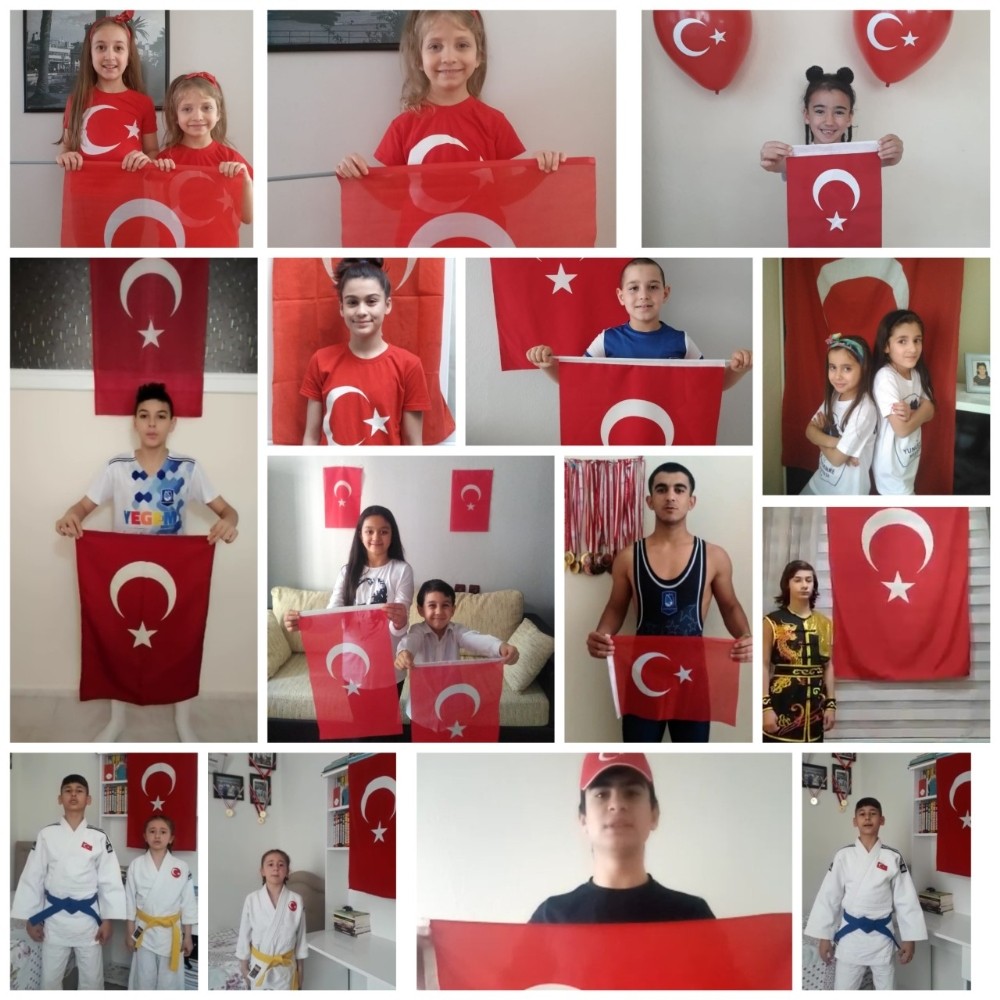 Yunusemreli sporcular 23 Nisan’ı kutladı 
