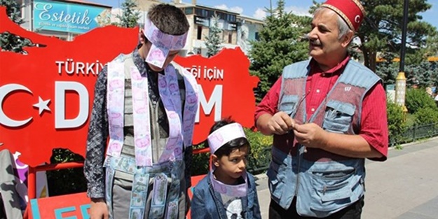 Yurdum insanından dolar için ilginç protesto