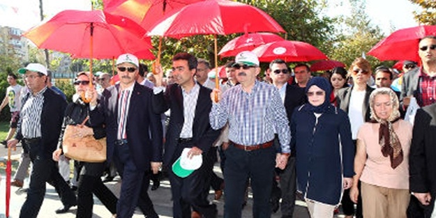 'Yüreğinize Sağlık' temalı yürüyüş