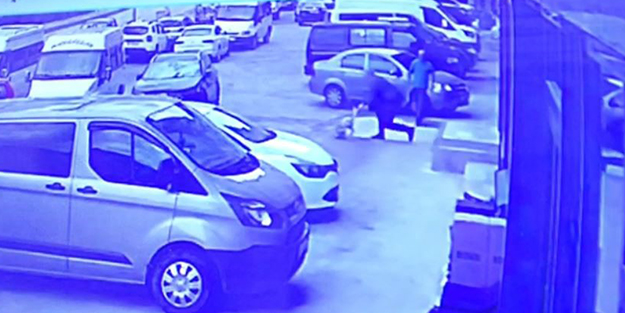 Yürekleri sızlatan görüntü! Kürekle defalarca kez köpeğe vurdu