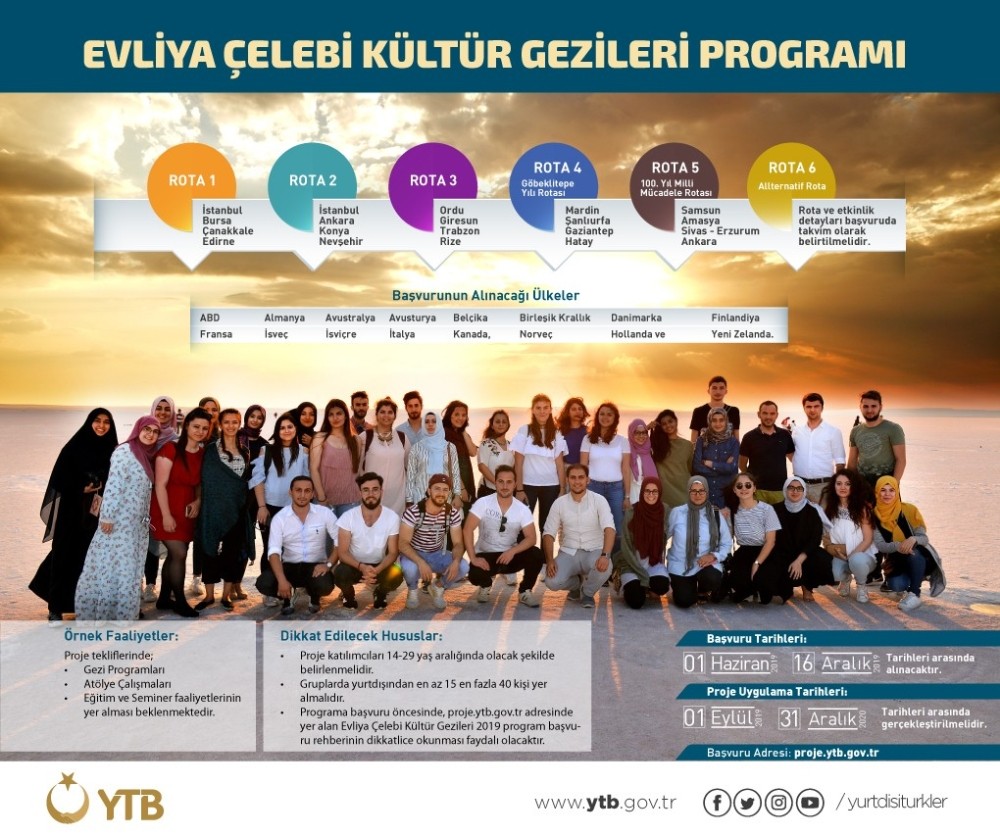 Yurt dışındaki genç vatandaşlar Türkiye’yi keşfediyor 