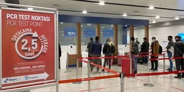 Yurt dışından gelen yolculara iki şart
