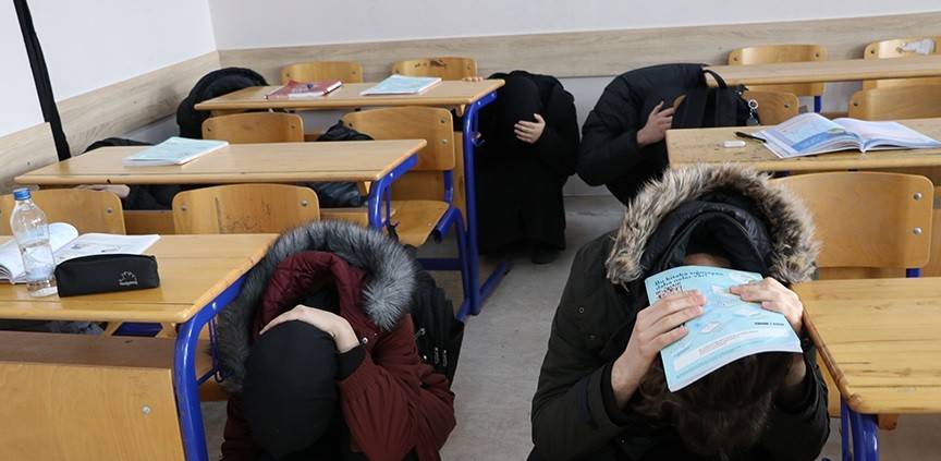 Yurt geneli eş zamanlı deprem tatbikatı