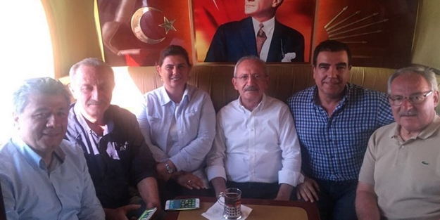 Yürüyüş sonrası Kılıçdaroğlu'dan çay keyfi