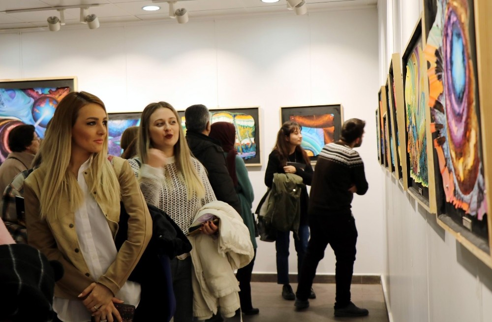 “Yüzde 100” resim sergisi açıldı 