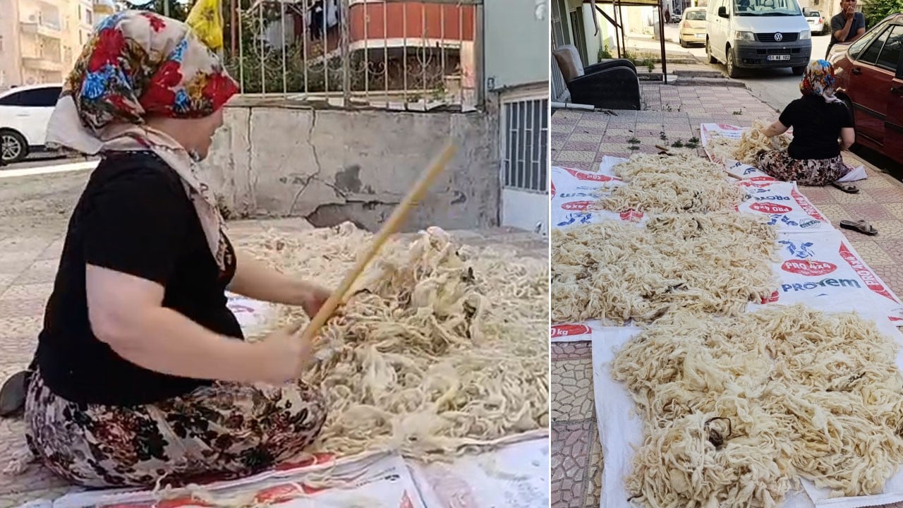 Yüzlerce yıllık miras: Yün yatak! Ata geleneğini yaşatıyor...