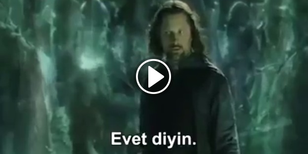 Aragorn da güçlü Türkiye için 'evet' diyor