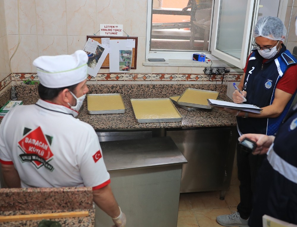 Zabıta ekiplerinden bayram öncesi denetim 
