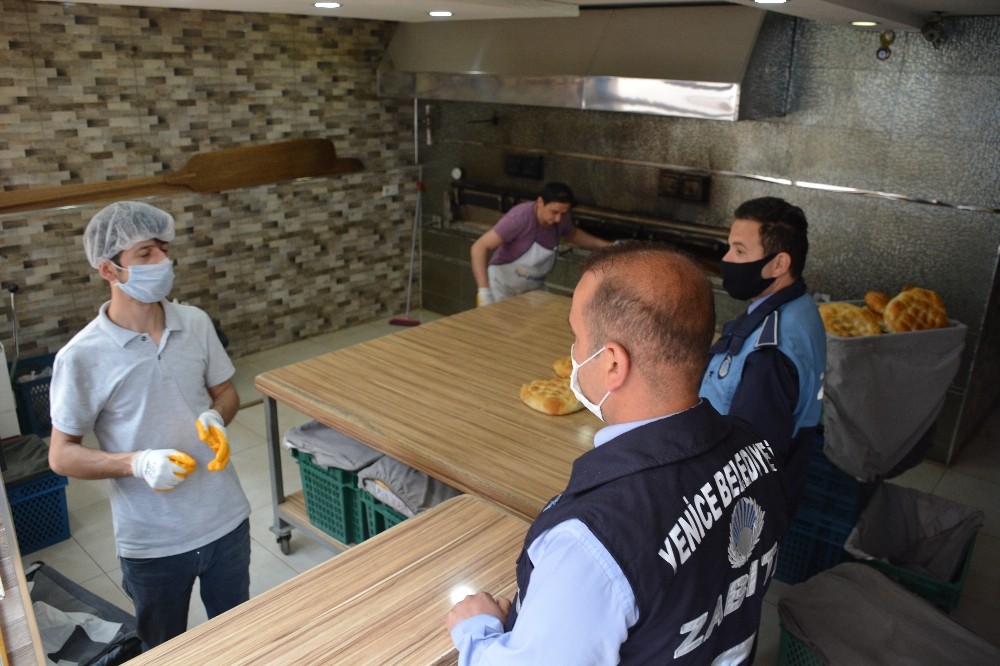 Zabıta ekiplerinden denetim ve bilgilendirme 