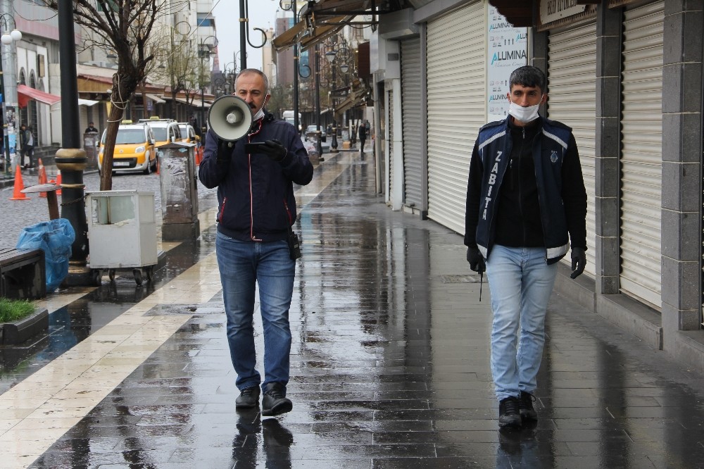 Zabıta ekiplerinden ’evde kal’ çağrısı 