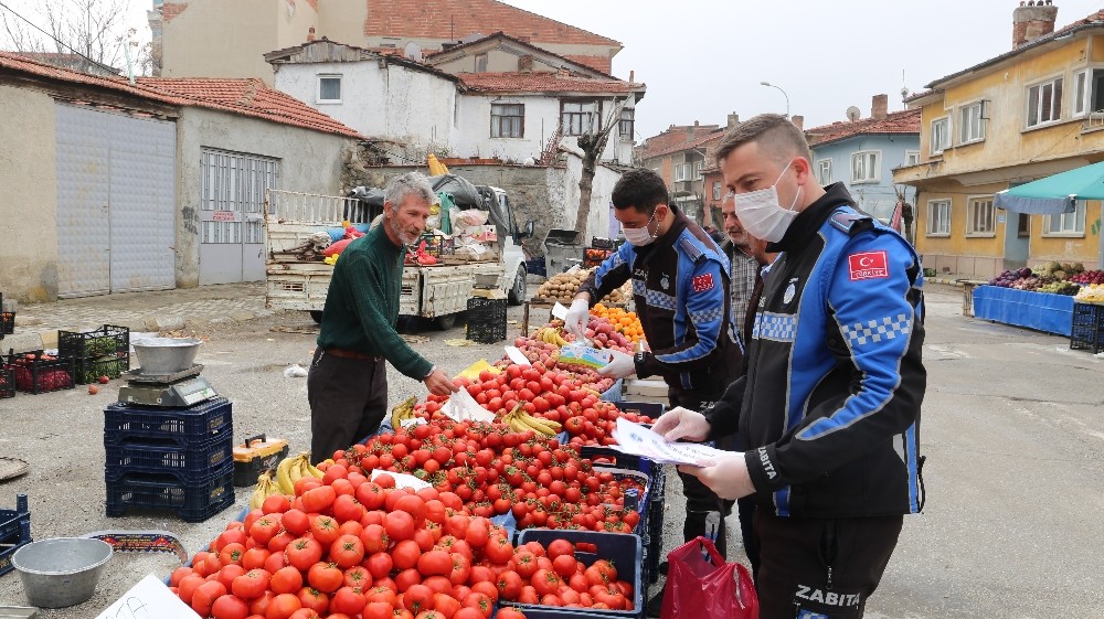 Zabıta ekiplerinin Korona mesaisi 