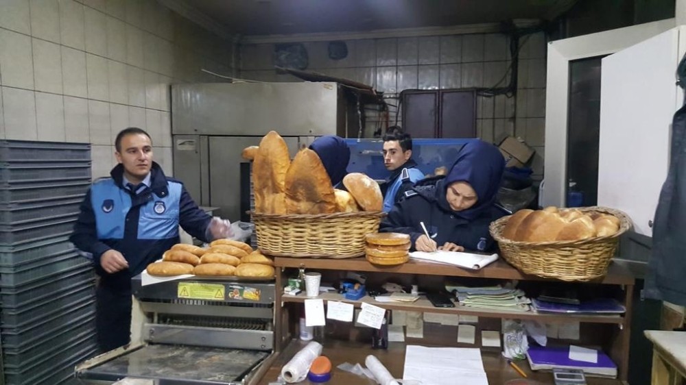 Zabıtadan fırınlara gece baskını 