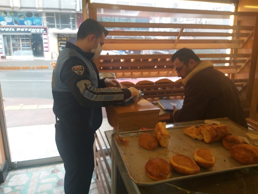 Zabıtadan fırınlara yakın markaj 