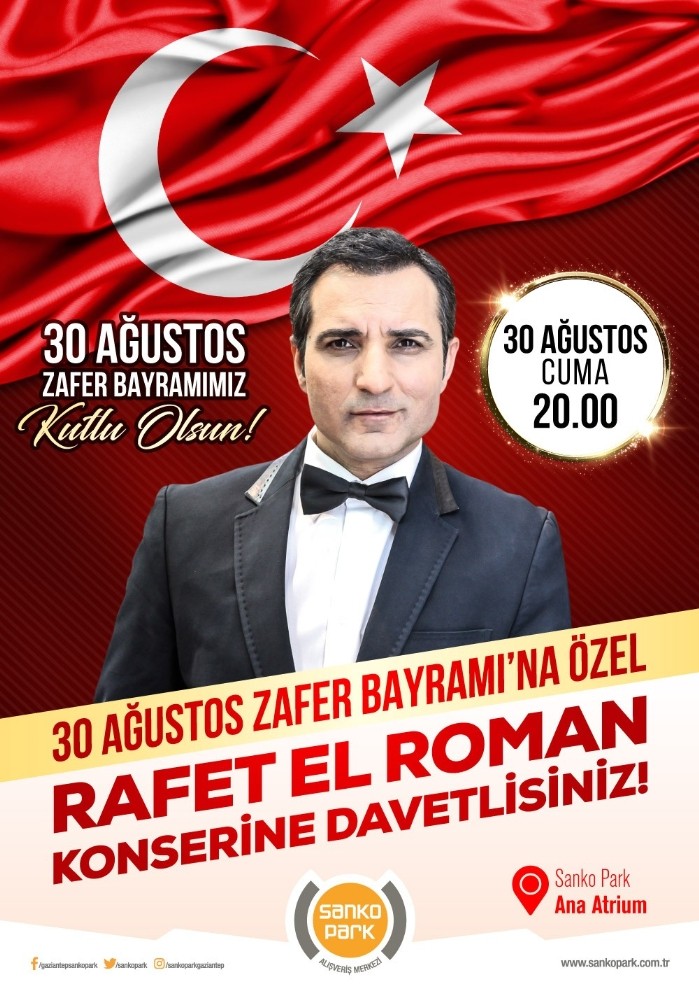 Zafer Bayramı SANKO Park’ta coşkusu 
