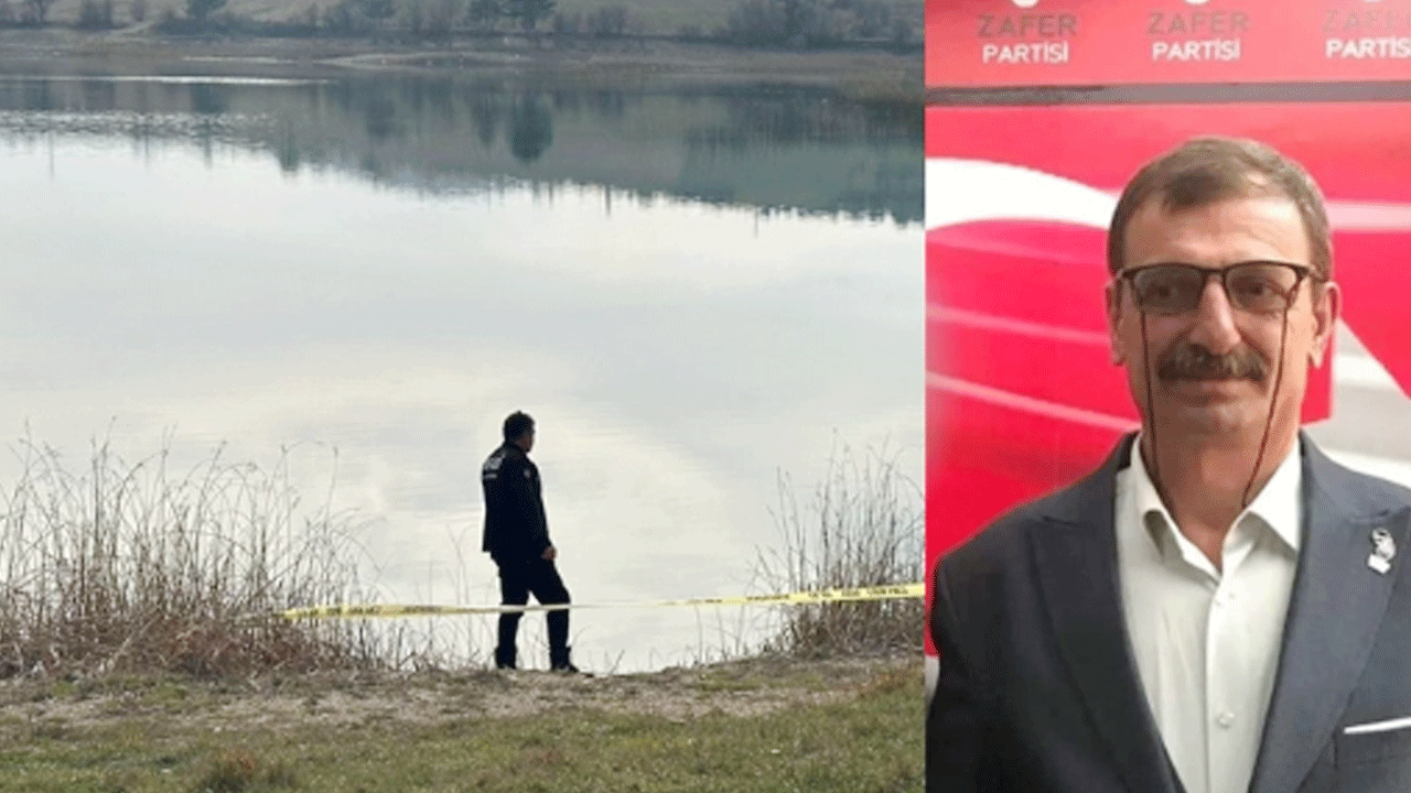 Zafer Parti ilçe başkanı gölette ölü bulundu
