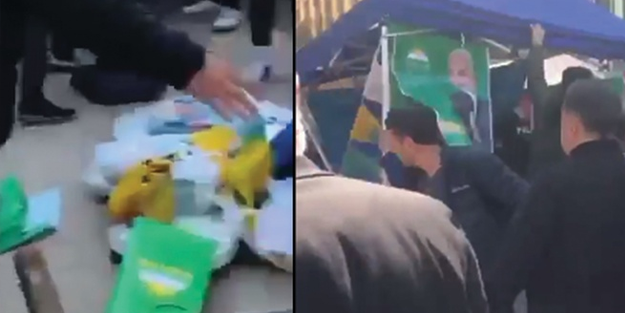 Zafer Partili ırkçı serseriler HÜDA PAR üyelerine ve standına saldırdı!