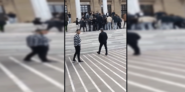 Zafer Partili siyonist uşakları Gazi Üniversitesi'ndeki Gazze eylemine saldırdı!