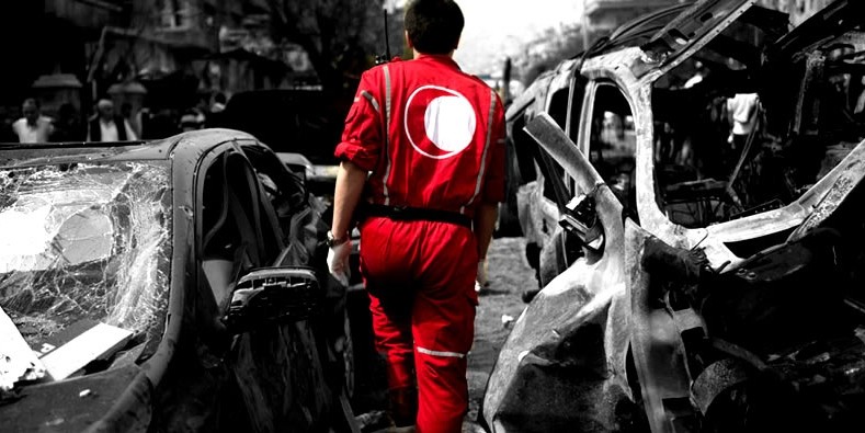 Zalim Esed rejimi Kızılay konvoyunu vurdu!