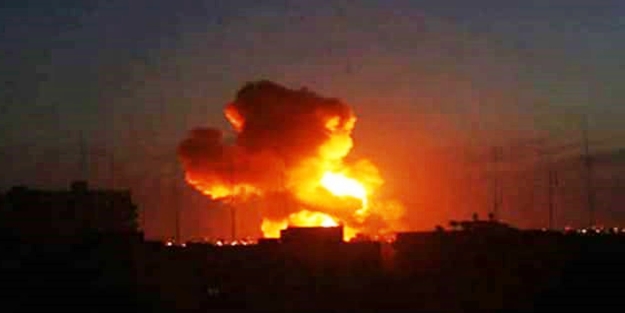 Zalim İsrail, Gazze'yi yine bombaladı!