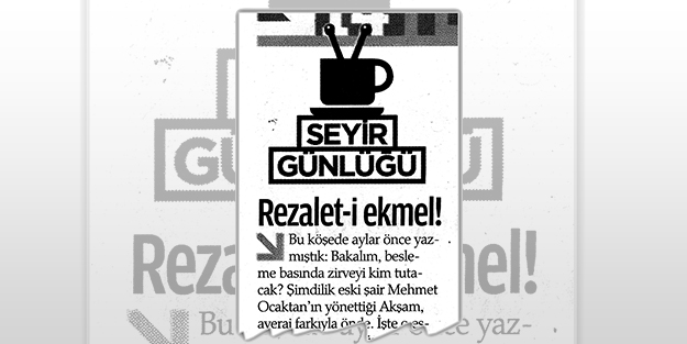 Zaman gazetesi rezilliği iyice içselleştirdi