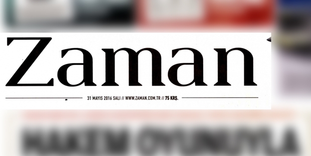 Zaman Gazetesi'nden kamuoyuna duyuru