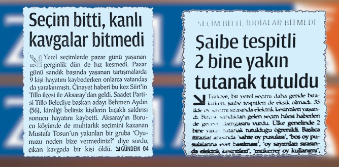 Zaman nefret dilinden vazgeçmiyor