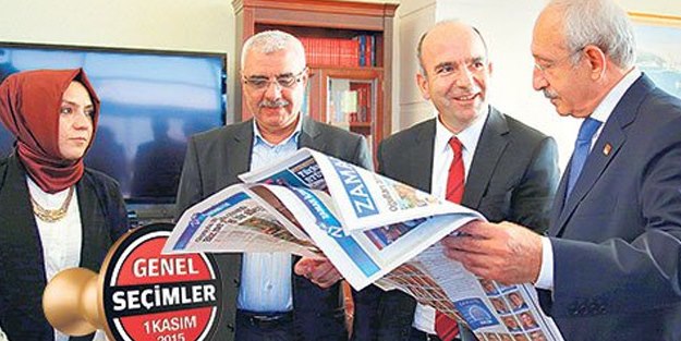 Zaman yönetimi CHP'yi ziyaret etti!