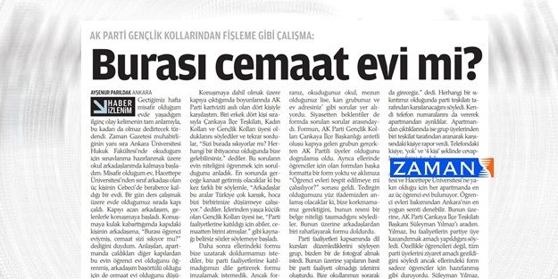 Zaman’dan bir yalan daha