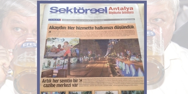 Zaman'dan CHP'li Akaydın'a sektörel destek!