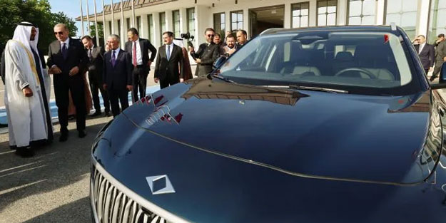 Zayed Al Nahyan Togg'a yoğun ilgi gösterdi