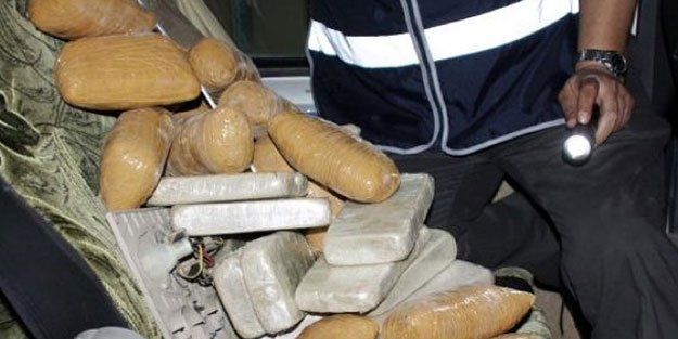 Zehir tacirlerine büyük darbe! 126 kilogram ele geçirildi