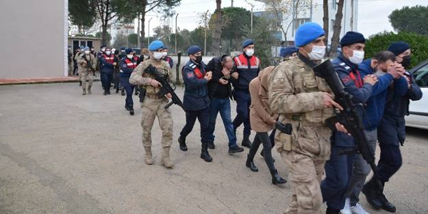 Zehir tacirlerine operasyon: 34 şüpheli yakalandı