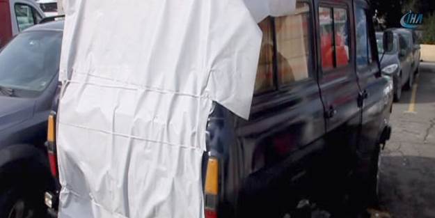 Davulun içinden uyuşturucu çıktı