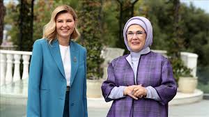 Zelenska'dan Emine Erdoğan'a teşekkür