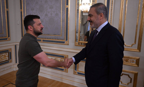 Zelenski Hakan Fidan’ı böyle karşıladı! Sır gibi toplantıda ne görüşüldü?