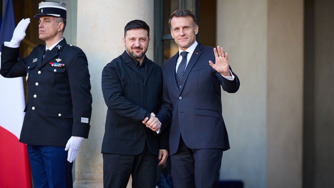 Zelenskiy ile 2 saat görüştü! Macron’dan Ukrayna’ya yeni füze desteği