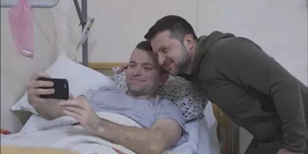 Zelenskiy, yaralanan askerleri ziyaret etti