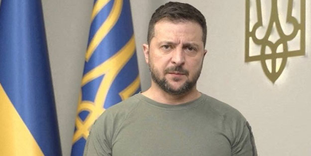 Zelensky, Putin'e resti çekti