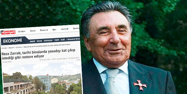 Zerrab’a şahin FETÖ’ye kör