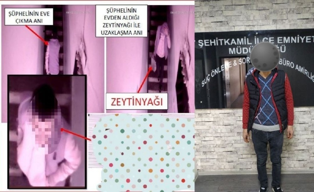 Zeytin yağı hırsızı yakalandı 